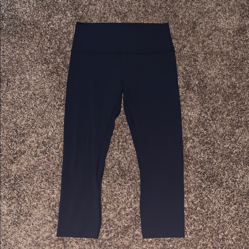 Navy Lululemon Align Crop 21”